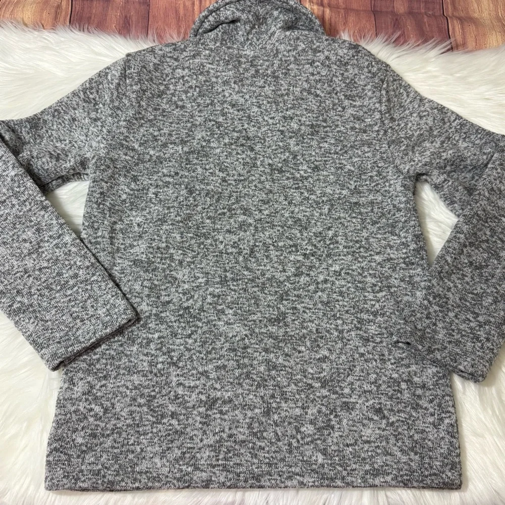 Old Navy Boys Size Large (10-12) Gray Shawl Collar Sweater